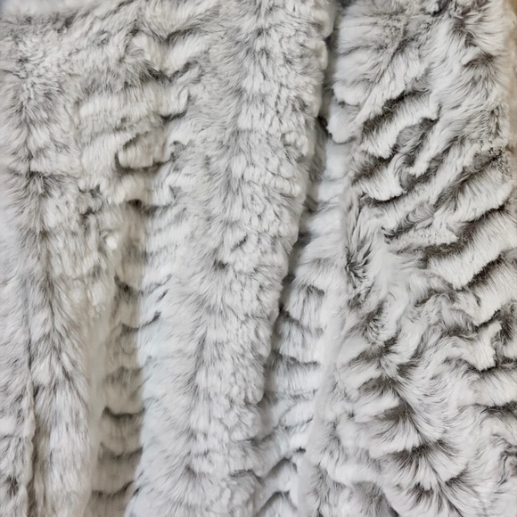 Planet Gold Textured Teddy Jacket - Cream - Picture 4 of 8